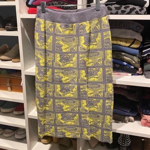 SHEIN comic book pencil skirt